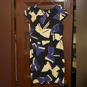 Chetta B Cap Sleeve Knee Length Dress